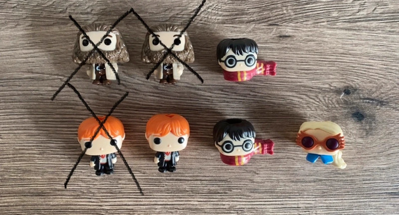 Kinder Joy Figuren Harry Potter