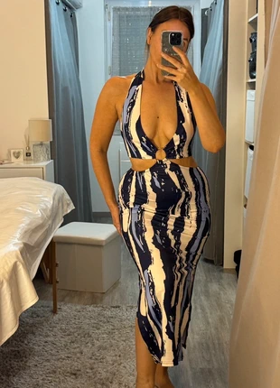 Robe ajourée bleue, brand: Shein, condition: New without tags, size: S / 36 / 8, €12.50, €13.83 includes Buyer Protection