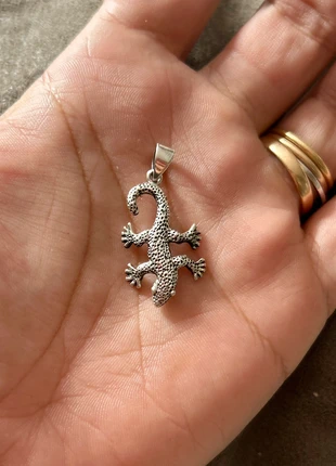 Pendentif lézard en argent massif, marca: Argent, estado: Muito bom, €31.50, €33.78 inclui Proteção do Comprador Pro