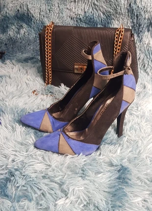 New Look Women Multi Strappy Pointed Heels – UK 3, brand: New Look, condition: Good, size: 3, £5.99, £6.99 includes Buyer Protection