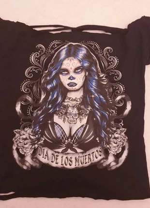 Day Of The Dead T-shirt , brand: NO LABEL, condition: Very good, size: S / 8, £4.00, £4.90 includes Buyer Protection