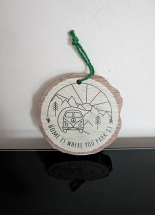 Home is where you park it camper wood slice sign, brand: Jones, condition: New with tags, £2.00, £2.80 includes Buyer Protection Pro
