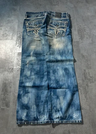 jean coupe large hip-hop baggy skater rock revival vintage bleu, brand: Rock Revival, condizioni: Ottime, taglia: XL, €59.99, €63.69 include la Protezione acquisti