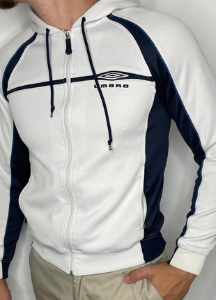 Gilet à capuche umbro homme blanc marine taille S, marque: Umbro, état: Bon état, taille: S, 10,00 €, 11,20 € Protection acheteurs incluse
