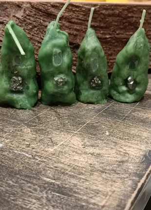 Bougie verte chance prospérité money luck attract, état: Très bon état, 6,00 €, 7,00 € Protection acheteurs incluse