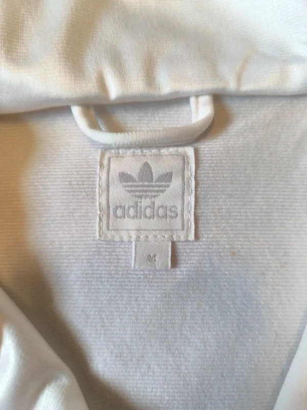 Veste Adidas - Chile 62 - Logo brodé - Blanc, doré - Taille M - photo numéro 6
