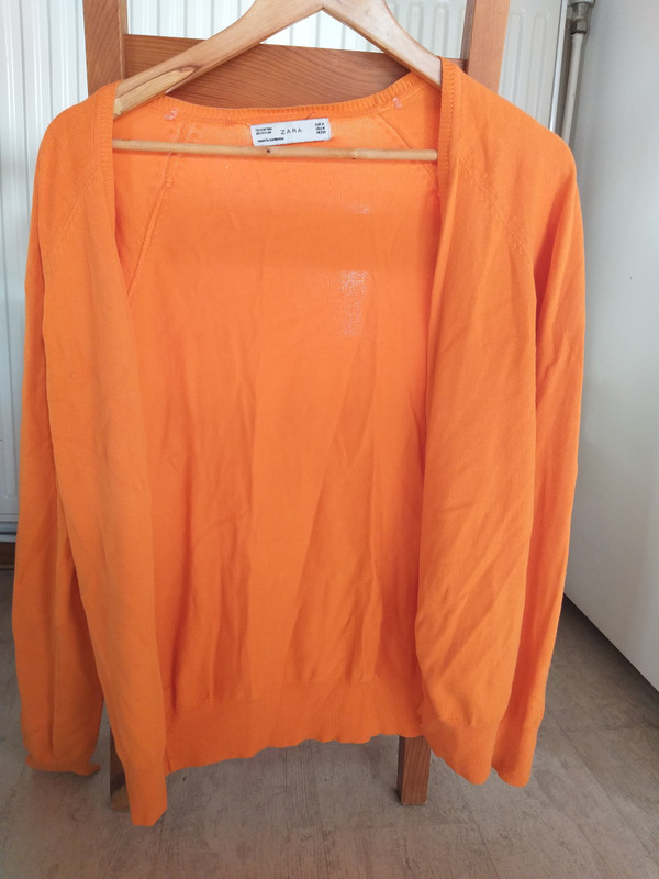 Gilet femme orange Zara - Vinted