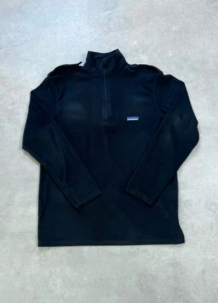 Veste polaire quart zip half zip Patagonia Synchilla noire taille M logo brodé 100% polyester, marca: Patagonia, estado: Muito bom, tamanho: M, €22.00, €23.80 inclui Proteção do Comprador