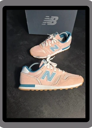 Basket New Balance 373 femme taille 38 rose et bleu daim, marca: New Balance, estado: Muito bom, tamanho: 38, €47.00, €50.05 inclui Proteção do Comprador