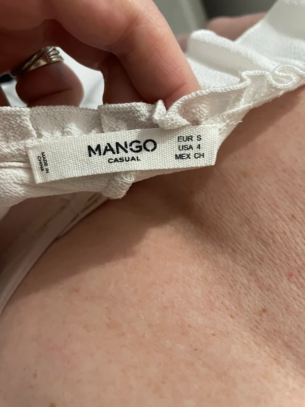 Débardeur mango blanc - photo numéro 4