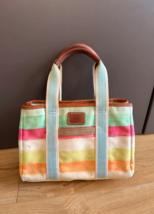 Y2K Vintage 2006 Coach Hampton Watercolour small tote, brand: Coach, condition: Satisfactory, £30.00, £32.20 includes Buyer Protection