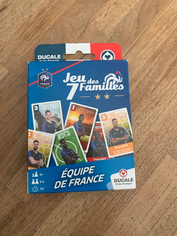 Jeu de 7 Familles FFF  Fédération Française de Football - Ducale