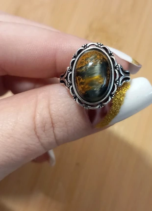 Peter stone crystal ring with adjustable band s925 with certificate, brand: Crystal, condition: Very good, size: Adjustable, £25.00, £26.95 includes Buyer Protection