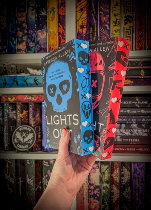 Lights out and caught up uk paperbacks custom hand sprayed edges, condition: New without tags, £50.00, £53.20 includes Buyer Protection Pro
