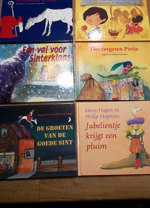 6x Prentenboek Sinterklaas en zwarte Piet / Sinterklaasfeest, condizioni: Ottime, €12.00, €13.30 include la Protezione acquisti