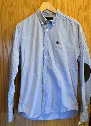 Freizeithemd Springfield Blau mit Patches / Gr. M, marque: Springfield, état: Bon état, taille: M, 5,00 €, 5,95 € Protection acheteurs incluse