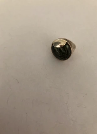 Bague en argent et seraphinite, estado: Muy bueno, tamaño: 16,9 mm Ø / 13,5, 20,00 €, 21,70 € Protección al comprador incluida