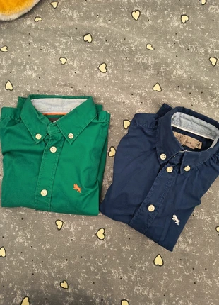 Set 2 camicie verde e blu hm misura 92 cm, marque: H&M, état: Très bon état, taille: 24-36 mois / 92 cm, 9,00 €, 10,15 € Protection acheteurs incluse