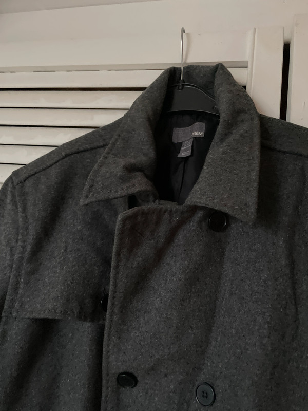 graue Winterjacke H&M 4