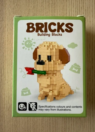 Construction Bricks labrador avec une rose, brand: Bricks, condition: Very good, size: One size, €6.00, €7.00 includes Buyer Protection