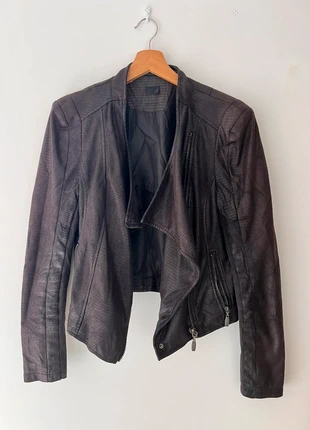 Veste similicuir neuve perfecto noire, marca: Inconnu, estado: Muy bueno, tamaño: S / 36 / 8, 10,00 €, 11,20 € Protección al comprador incluida