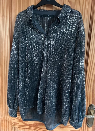 Sequins blouse/shirt, brand: V by Very, condition: New with tags, size: XXXL / 46 / 18, €18.00, €19.60 includes Buyer Protection