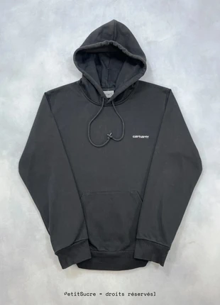 Pull Carhartt wip Noir Coupe Droite 100% coton Hoodie Sweatshirt - Taille L #1246, marke: Carhartt, zustand: Sehr gut, größe: L, 49,00 €, 52,15 € beinhaltet Vinted-Käuferschutz Pro