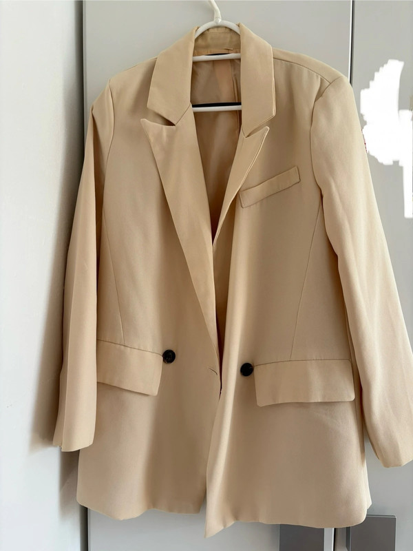 Blazer oversize Beige 2