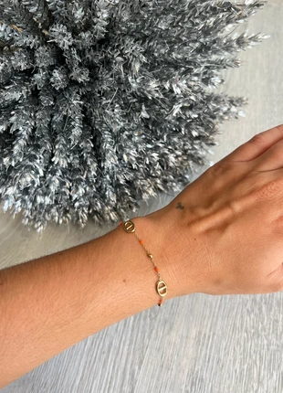 Bracelet doré orange et billes, marke: Tendance, zustand: Sehr gut, 11,20 €, 12,46 € beinhaltet Vinted-Käuferschutz Pro