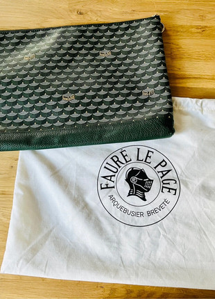 Faure Le Page Men's Messenger Bag Grey Rare French – Lávande-Fr