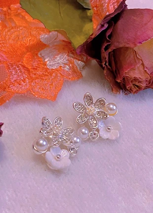 Boucles d’oreilles fleurs , condition: New without tags, €6.00, €7.00 includes Buyer Protection