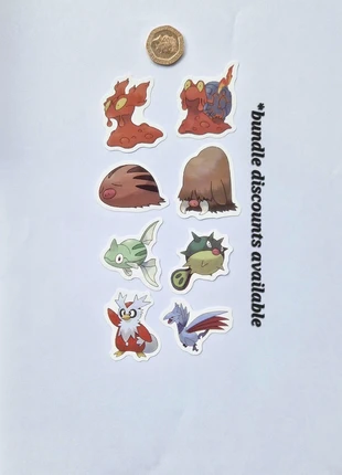Pokemon stickers, brand: Pokémon, condition: New without tags, size: One size, £1.00, £1.38 includes Buyer Protection