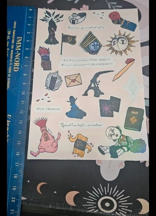 Planche stickers clair obscur expédition 33, brand: clair obscur, condition: Very good, €4.00, €4.90 includes Buyer Protection