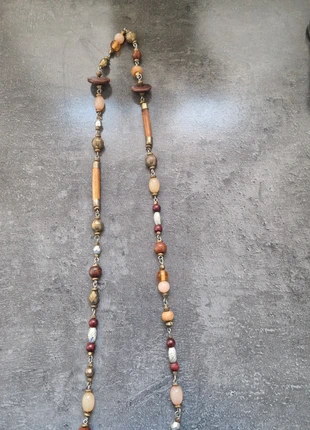 Vintage Bruine ketting, merk: NO LABEL, staat: Heel goed, € 2,50, € 3,33 inclusief Kopersbescherming