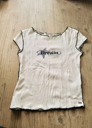 Pull&bear top crop star étoile y2k harajuku vintage cute streetwear, brand: Pull & Bear, condition: New without tags, size: M / 38 / 10, €8.00, €9.10 includes Buyer Protection