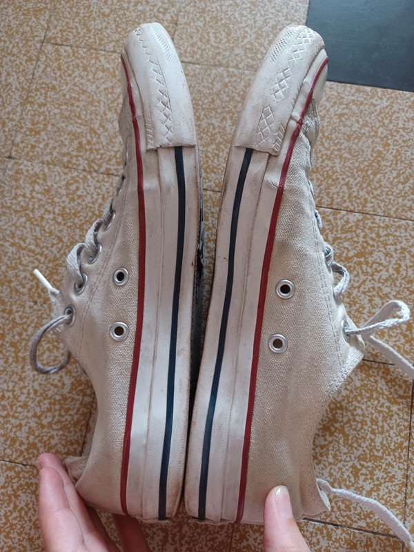 Converse blanche 2025 basse 38