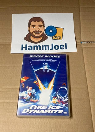 Fire Ice & Dynamite (DVD 1990) | Avec : Roger Moore | Action | Code réf. B97, estado: Bom, €1.20, €1.96 inclui Proteção do Comprador