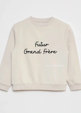 Pull personnalisé " Futur Grand Frère ", marque: joy creations, état: Neuf avec étiquette, taille: 4 ans / 104 cm, 12,00 €, 13,30 € Protection acheteurs incluse