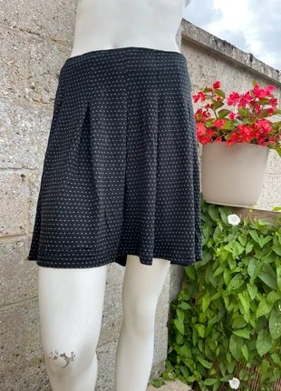 🖤 Jupe fluide noire à pois – Taille 40, marca: Camaïeu, estado: Muito bom, tamanho: L / 40 / 12, €5.00, €5.95 inclui Proteção do Comprador