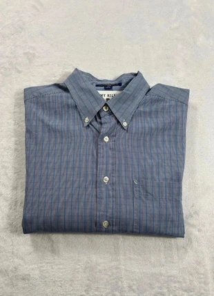Chemise manches longues à carreaux Tommy Hilfiger - Taille XL Homme - Bleu clair Gris, marque: Tommy Hilfiger, état: Très bon état, taille: XL, 10,00 €, 11,20 € Protection acheteurs incluse