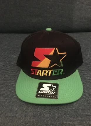 snapback casquette attache Starter rouge jaune verte, brand: Starter, condition: Very good, size: XL, €10.00, €11.20 includes Buyer Protection