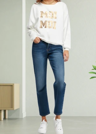🌸 Sudadera Crop Blanca 'Moi Moi' Oversize Talla Única Diseño Casual 🌸, marque: Publicar sin marca, état: Satisfaisant, taille: Taille unique, 2,00 €, 2,80 € Protection acheteurs incluse