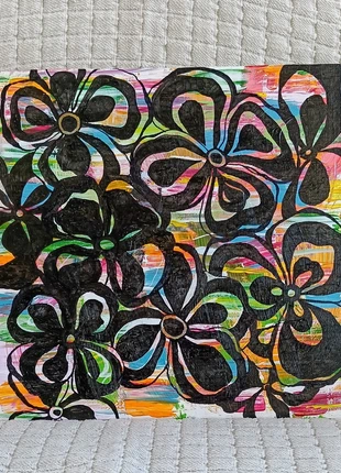 Cuadro Abstracto floral, marca: Canvas, estado: Nuevo sin etiquetas, 10,00 €, 10,50 € Protección al comprador incluida