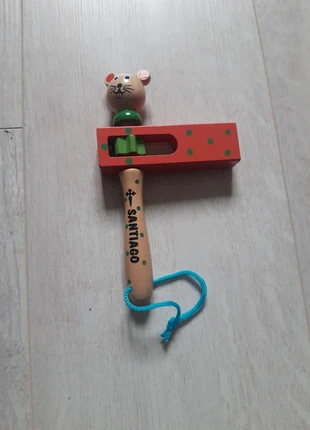 Crécelle bois, marca: santiago, estado: Muito bom, tamanho: 3 anos / 98 cm, €2.00, €2.80 inclui Proteção do Comprador