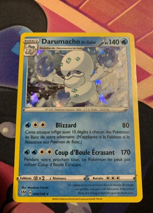 Darumacho holographique 44/189, brand: Pokémon, condition: Very good, €1.00, €1.75 includes Buyer Protection Pro