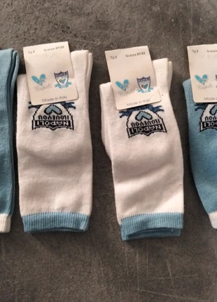 Calzini Napoli bambino, brand: Napoli, condizioni: Nuovo con cartellino, taglia: 22-24, €5.00, €5.95 include la Protezione acquisti