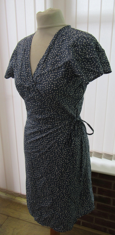 Primark polka dot wrap dress online
