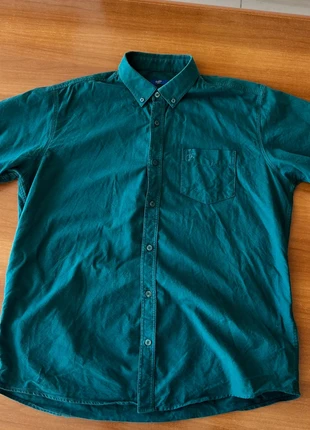 Cotton Traders Teal Short-Sleeve Shirt – Size L, marke: Cotton Traders, zustand: Neu, größe: L, 14,00 €, 14,90 € inklusive Vinted-Käuferschutz