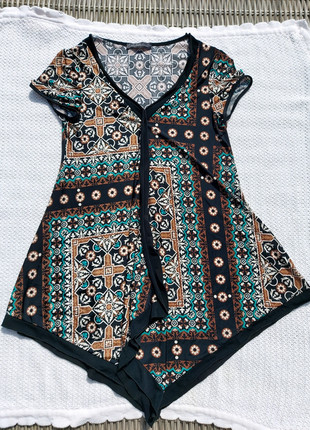 Cassis Collection – Boho Chic Tuniekjurk / Blouse, marque: CASSIS, état: Très bon état, taille: S / 36 / 8, 7,50 €, 8,58 € Protection acheteurs incluse