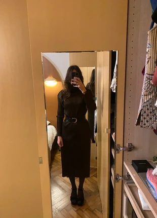 Robe marron Issey Miyake pleats please, merk: Pleats Please Issey Miyake, staat: Heel goed, maat: L / 40 / 12, € 300,00, € 315,70 inclusief Kopersbescherming